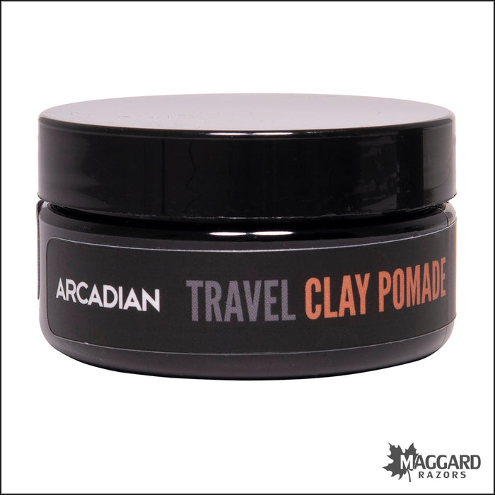Arcadian Clay Pomade High Hold Artisan Pomade, Travel Size 2oz