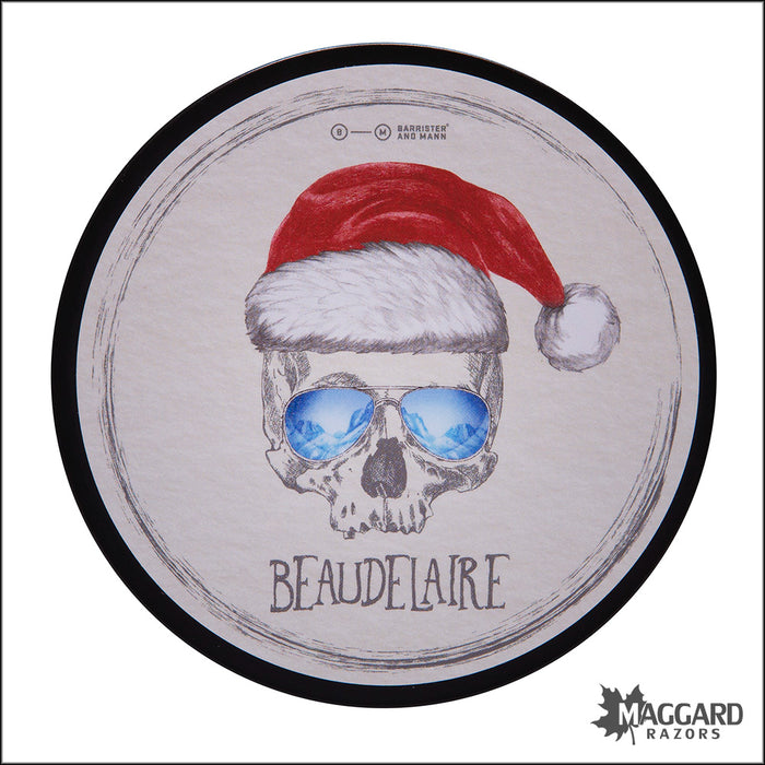 Barrister and Mann Beaudelaire Shaving Soap, 4oz - Seasonal Release