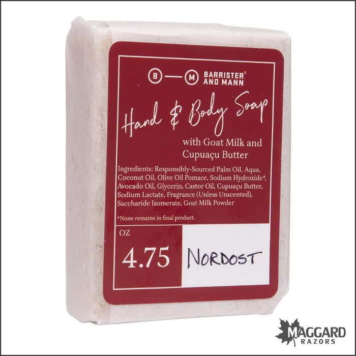 Barrister and Mann Nordost Hand and Body Soap, 4.75oz - Seasonal Release