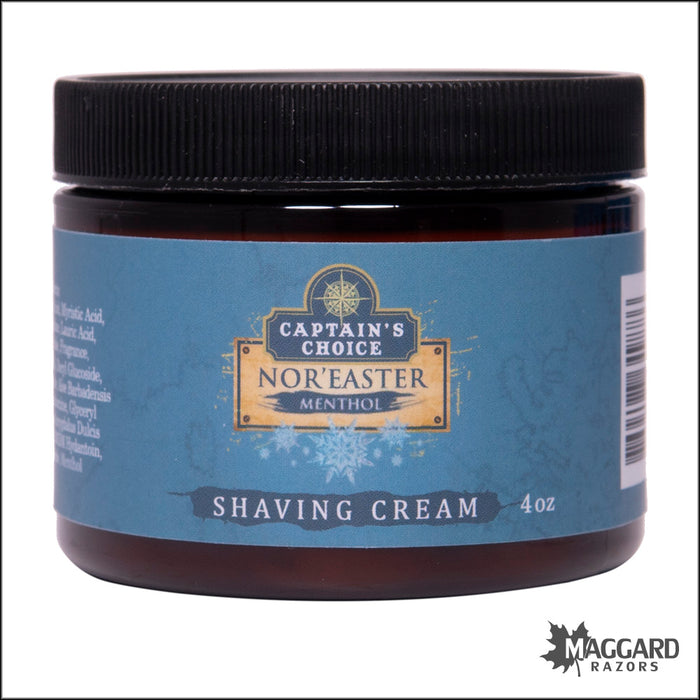Captain's Choice Nor'easter Artisan Shaving Cream, 4oz