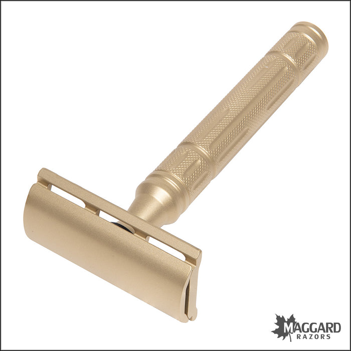 Karve Shaving Co. The Overlander Solid Brass DE Safety Razor