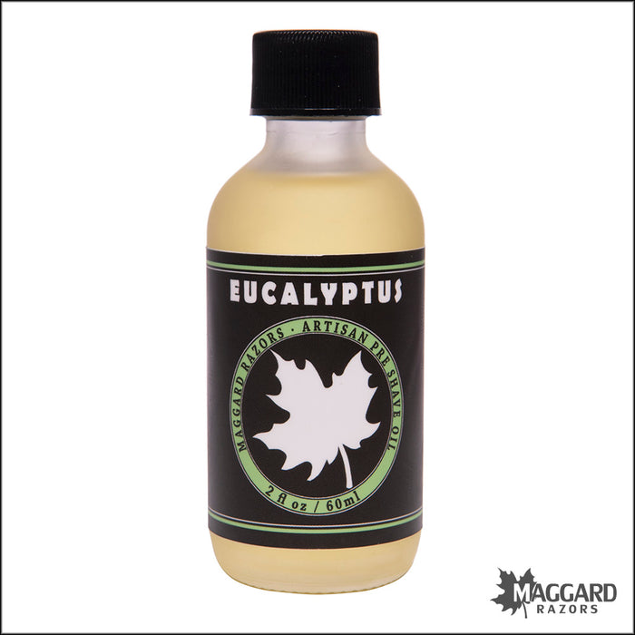 Maggard Razors Eucalyptus Pre Shave Oil with Glycerin, 2oz