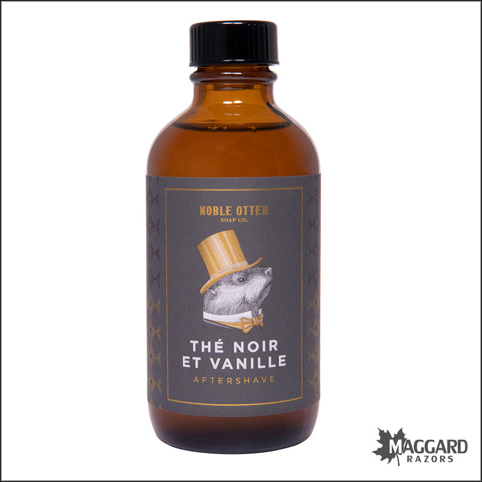Noble Otter Soap Co. The Noir Et Vanille Aftershave Splash, 4oz