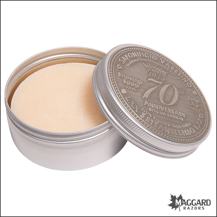 Saponificio Varesino 70th Anniversary Special Edition Shaving Soap, 150g - Beta 4.3