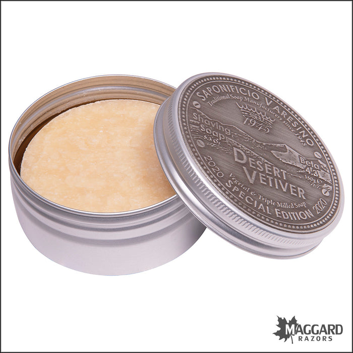 Saponificio Varesino Desert Vetiver Special Edition Shaving Soap, 150g - Beta 4.3
