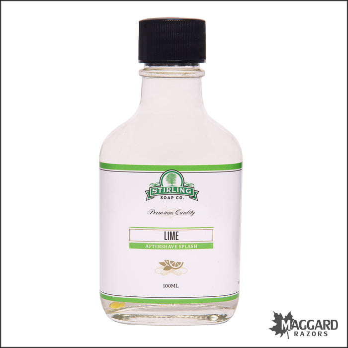 Stirling Soap Co. Lime Aftershave Splash, 100ml - Seasonal Release