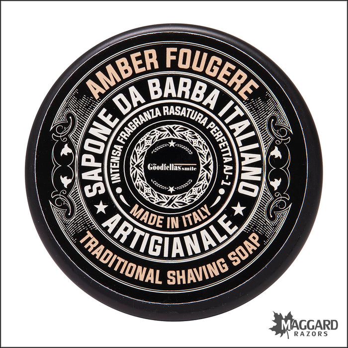 The Goodfellas' Smile Amber Fougere Shaving Soap, 3.4oz