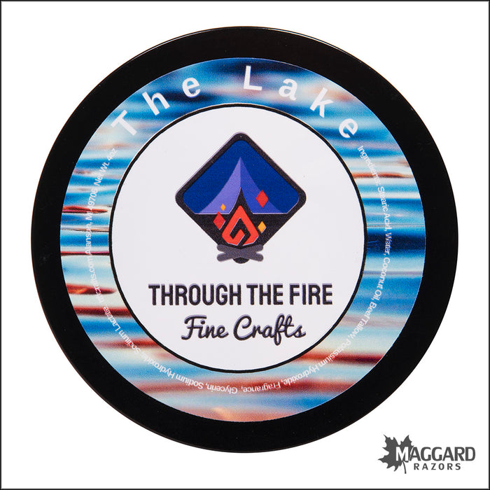 Through the Fire Fine Craft The Lake Artisan Shaving Soap, 4oz