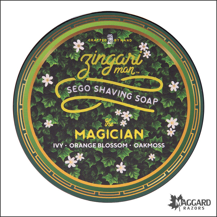 Zingari Man The Magician Shaving Soap, 5oz - Sego Base