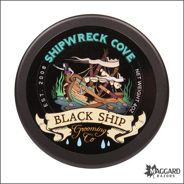 Black Ship Grooming Co. Shipwreck Cove Artisan Shaving Soap, 4oz - Limited Run
