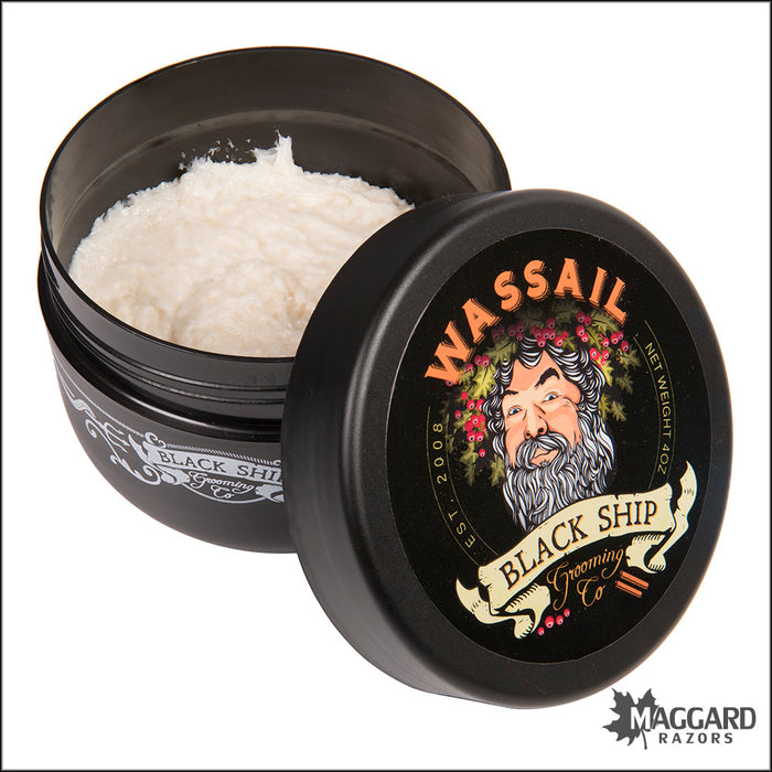 Black Ship Grooming Co. Wassail Shaving Soap, 4oz - Seasonal
