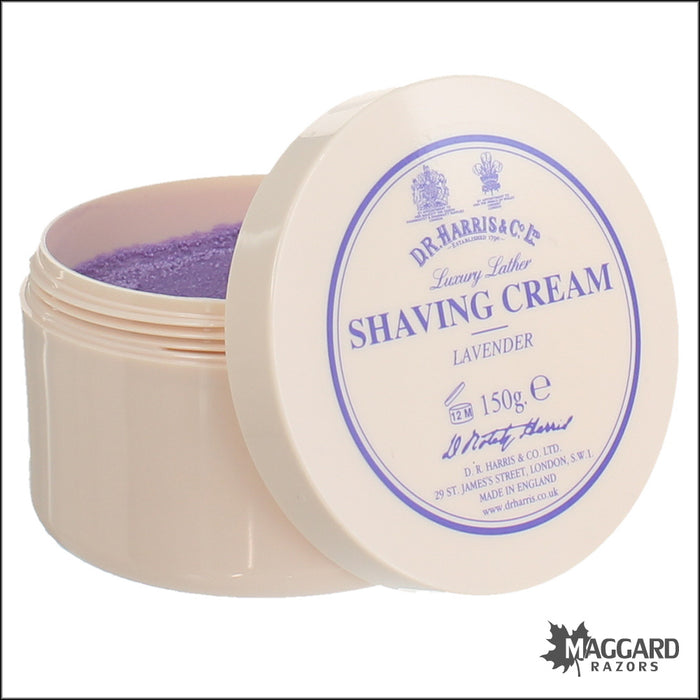 D.R. Harris Lavender Shaving Cream in Bowl, 150g
