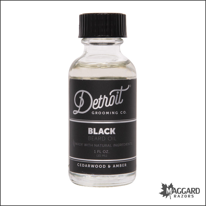 Detroit Grooming Co. Black Grooming and Beard Oil, 1oz