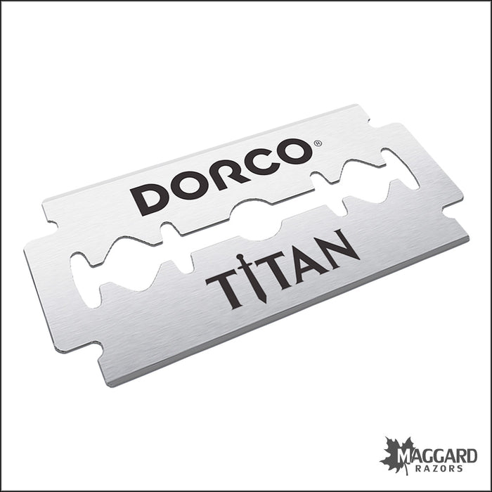 Dorco Titan Double Edge Razor Blades, 100 blades