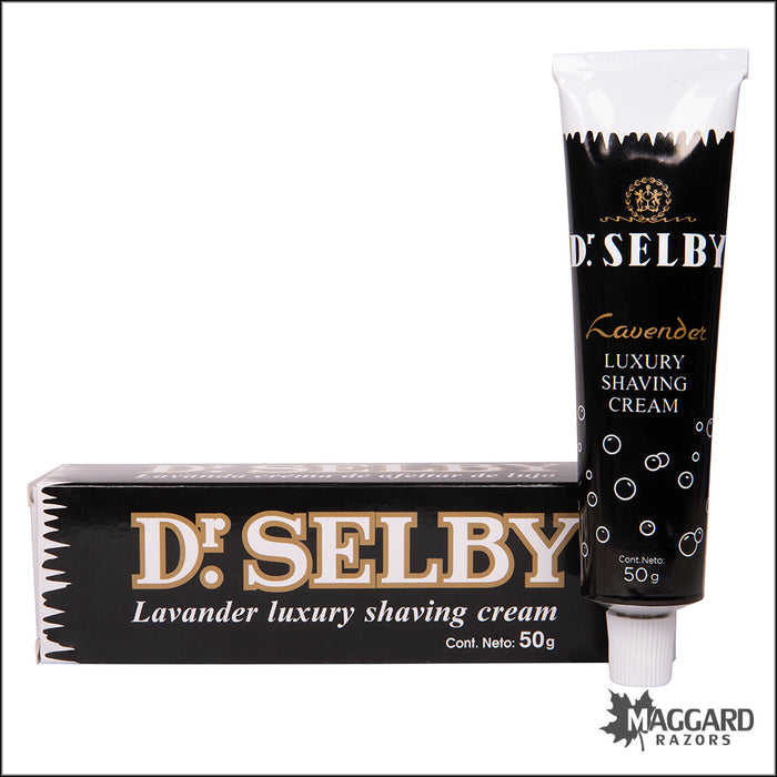 Dr. Selby Lavender Luxury Shaving Cream, 50g Tube