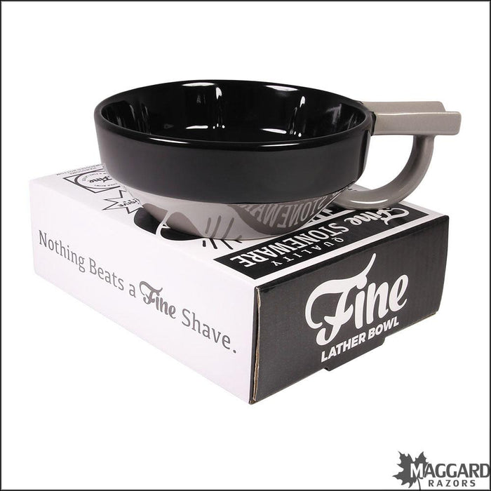 Fine-Accoutrements-Black-and-Gray-Lather-Bowl-New-Packaging