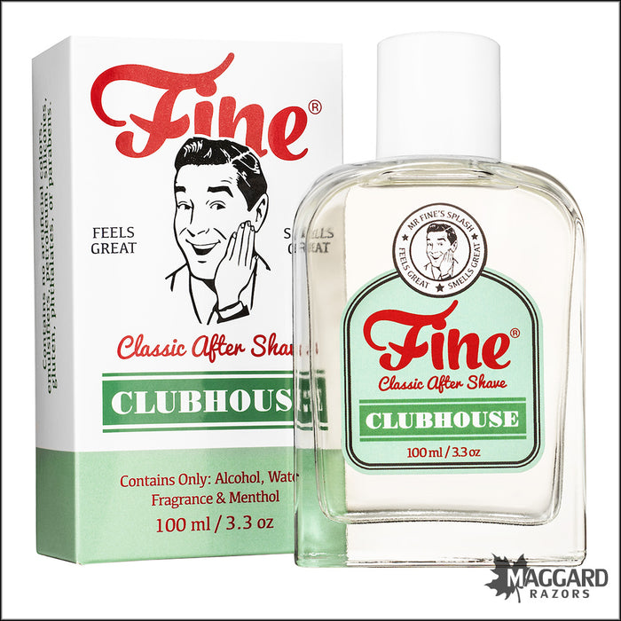 Fine Accoutrements Clubhouse Classic Aftershave Splash, 100ml