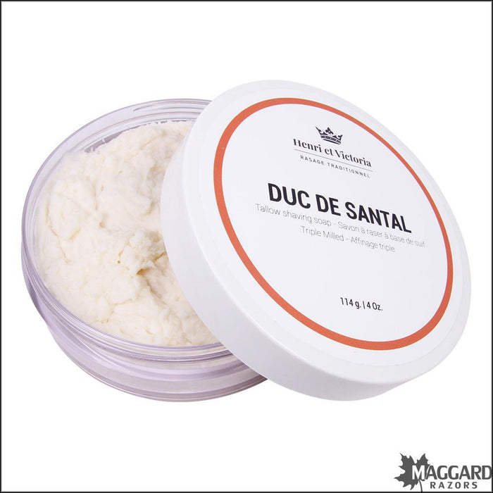 Henri-Et-Victoria-Duc-De-Santal-Triple-Milled-Artisan-Shaving-Soap-4oz-2-2