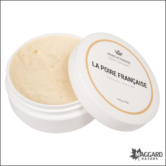 Henri-et-Victoria-La-Poire-Francaise-Artisan-Vegan-Shaving-Soap-4oz-2.