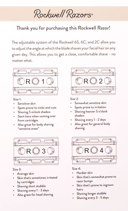 Rockwell Razors 6C Gun Metal Gray Adjustable DE Safety Razor