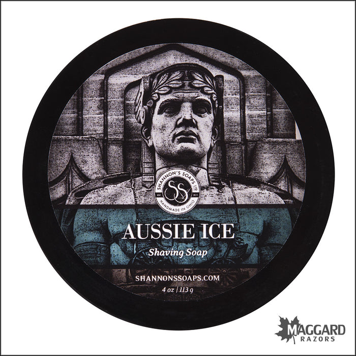 Shannon's Soaps Aussie Ice Tallow Shaving Soap, 4oz
