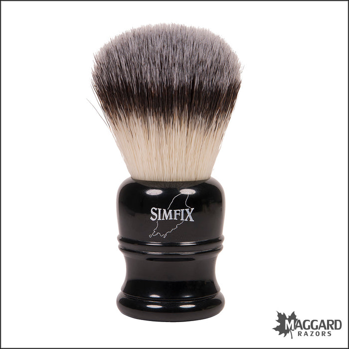 Simfix SF1 Ebony Handle Synthetic Bristle Shaving Brush, 25mm