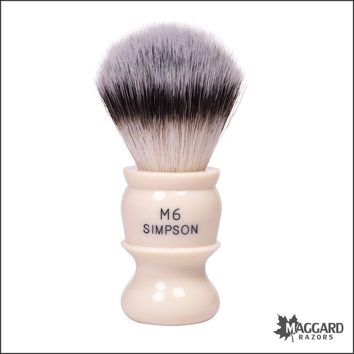Simpson M6 Sovereign Grade Synthetic Fibre Shaving Brush, 21mm