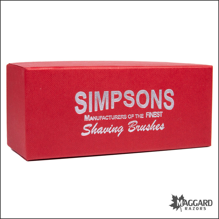 Simpson Commodore X3 Sovereign Grade Synthetic Fibre Shaving Brush, 24mm