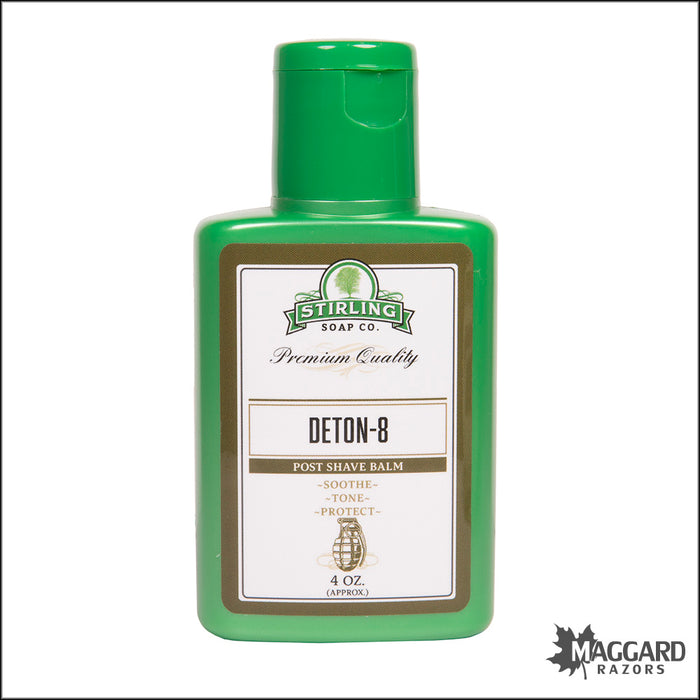 Stirling Soap Co. Deton-8 Artisan Aftershave Balm, 4oz