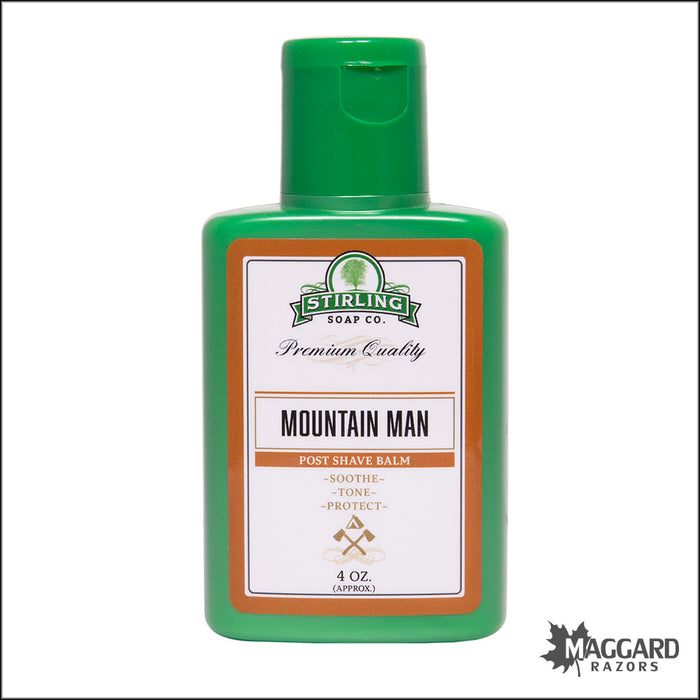 Stirling Soap Co. Mountain Man Aftershave Balm, 4oz