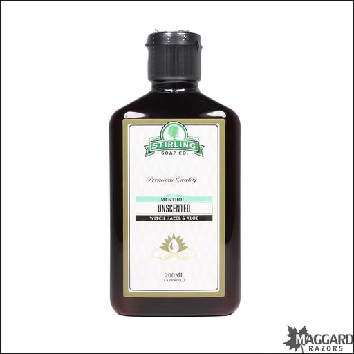 Stirling-Soap-Co-Unscented-Glacial-Witch-Hazel-Aloe-Aftershave-200ml