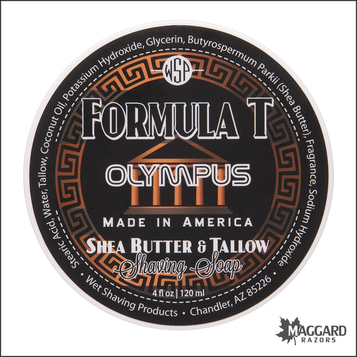 WSP Olympus Formula T Tallow Shaving Soap, 4oz