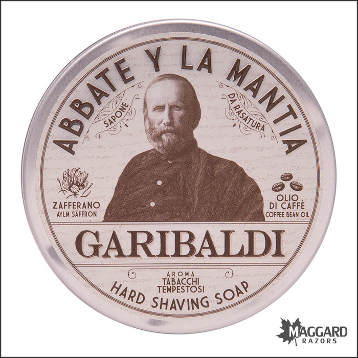 Abbate Y La Mantia Garibaldi Hard Shaving Soap, 80g