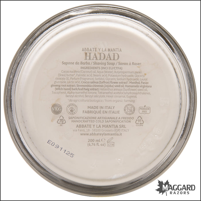 Abbate Y La Mantia Hadad Shaving Soap and Aftershave Splash Set