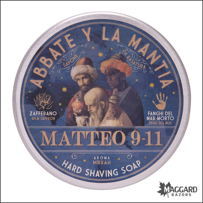 Abbate Y La Mantia Matteo 9-11 Hard Shaving Soap, 80g