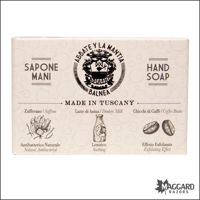 Abbate Y La Mantia Donkey Milk Hand Soap with Coffee Beans, 6oz