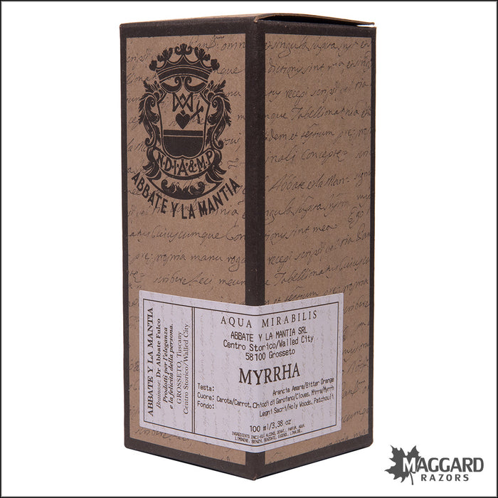 Abbate Y La Mantia Myrrha Aqua Mirabilis, 100ml