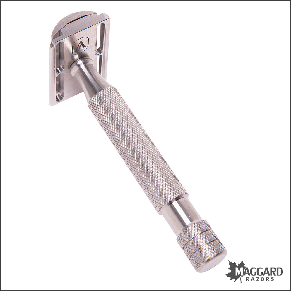 Slanted Safety Razor Above the Tie S1 Slant Stainless Steel Closed Comb DE Safety Razor wit ...