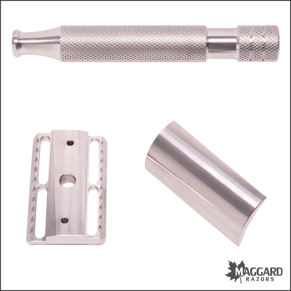 Above the Tie S1 Slant Stainless Steel Closed Comb DE Safety Razor wit ...