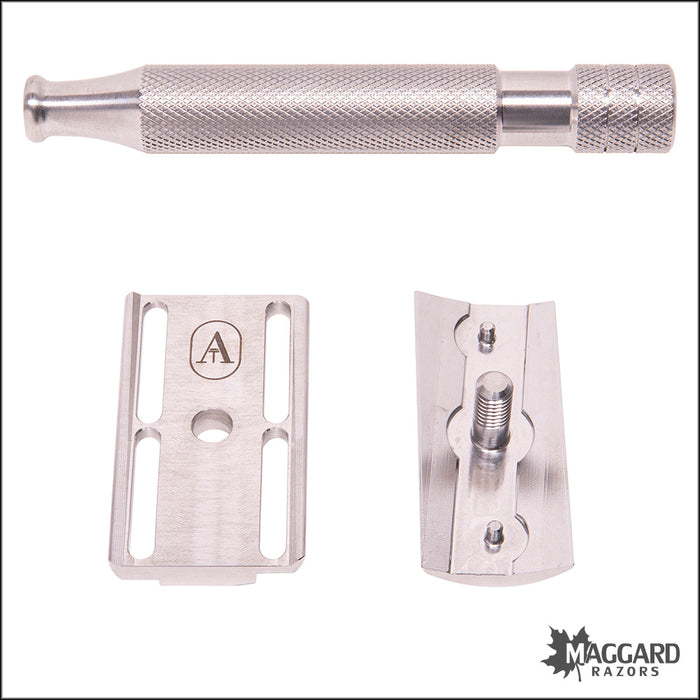 1 Mm Razor Above the Tie S1 Slant Stainless Steel Closed Comb DE Safety Razor wit ...