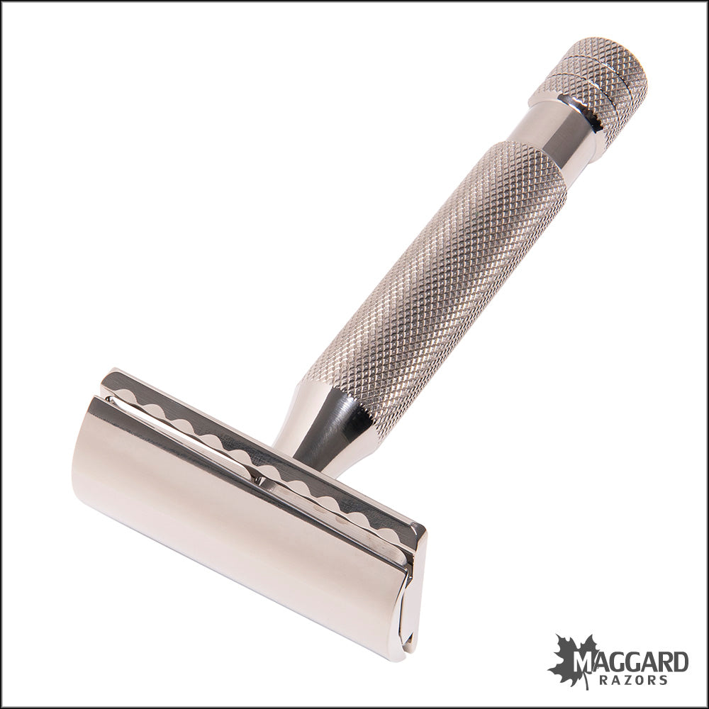 Above the Tie S1 Slant Titanium Closed Comb DE Safety Razor with