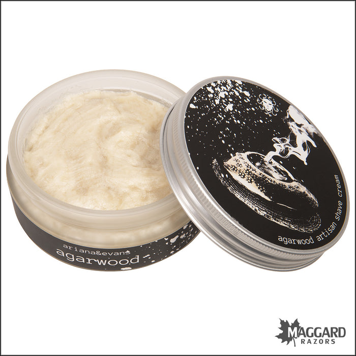 Ariana and Evans Agarwood Shaving Cream, 6oz
