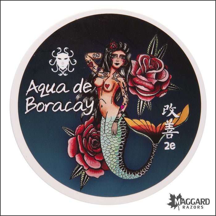 Ariana and Evans Aqua de Boracay Artisan Shaving Soap, 4oz - Kaizen 2 Base