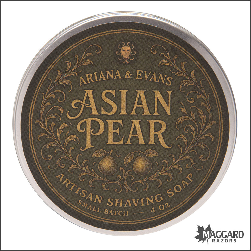 Staight Razer Kit Ariana and Evans Asian Pear Shaving Soap, 5oz - Ultima 2 Base — Maggard ...
