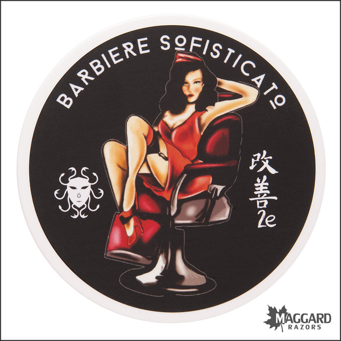 Ariana and Evans Barbiere Sofisticato Artisan Shaving Soap, 4oz - Kaizen 2e Base