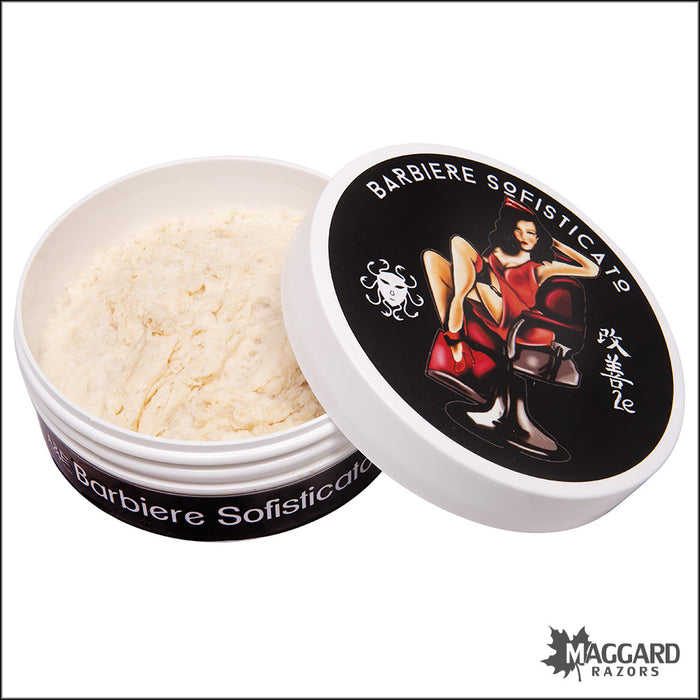 Ariana and Evans Barbiere Sofisticato Artisan Shaving Soap, 4oz - Kaizen 2e Base
