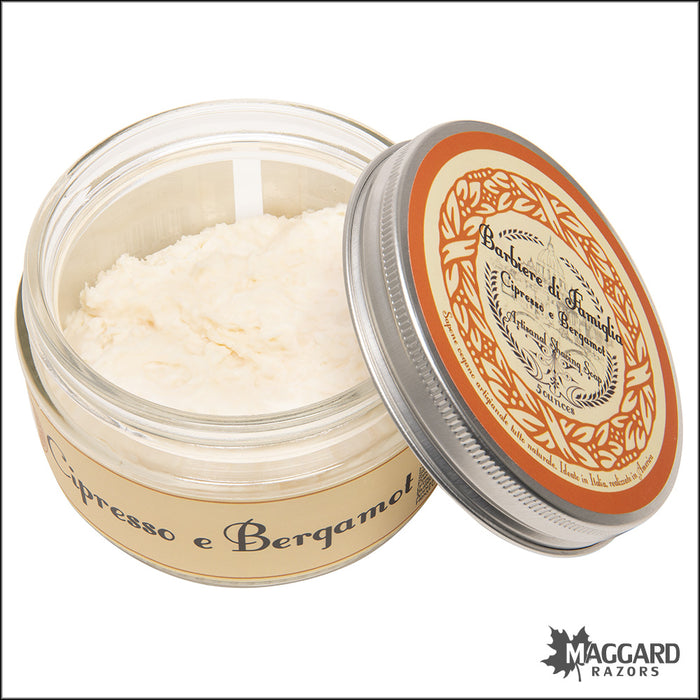 Ariana and Evans Barbiere di Famiglia Cipresso e Bergamot Shaving Soap, 4oz - VR2 Vegan Base