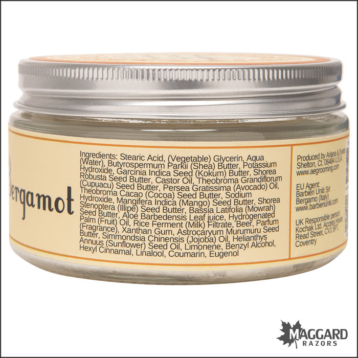 Ariana and Evans Barbiere di Famiglia Cipresso e Bergamot Shaving Soap, 4oz - VR2 Vegan Base