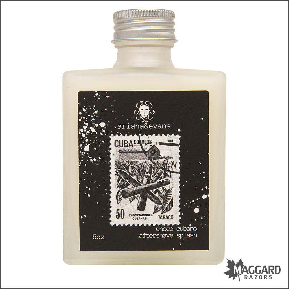 Ariana and Evans Choco Cubano Aftershave Splash, 5oz — Maggard Razors