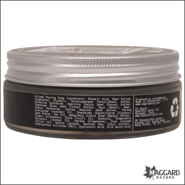 Ariana and Evans Choco Cubano Artisan Shaving Soap, 5oz - Ultima 2 Base